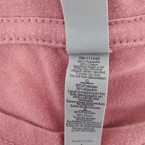 Next Level Women's Size Large T-Shirt Pink Bad Moms Club Short Sleeve=Flawed - Picture 5 of 8